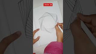 Spiral Drawing on histogram || Spiral Drawing || 3D Line illusion || Zentangle art || #art #drawing