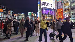 【高画質FHDお散歩ライブカメラ】夜の新宿　散歩　Shinjuku Night Walking【live camera】