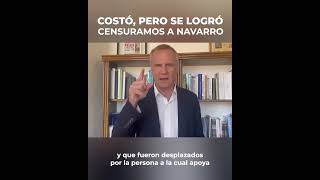 COSTÓ PERO SE LOGRÓ, CENSURAMOS A NAVARRO