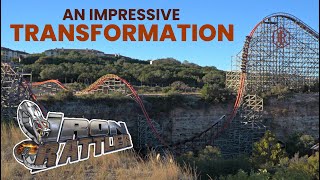 Iron Rattler Review | The Incredible Cliff Diving Hybrid Coaster at Six Flags Fiesta Texas