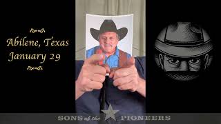 The Sons of the Pioneer are heading for Abilene, Texas!