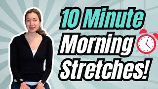 10 Minute Morning Stretches | Seated Stretches for Seniors & Adults 50+