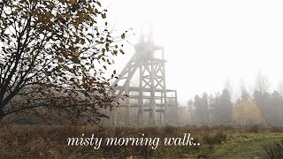 A MISTY MORNING WALK // Slow Living Vlog