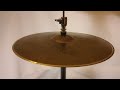 crescent vintage hi hat cymbals 14