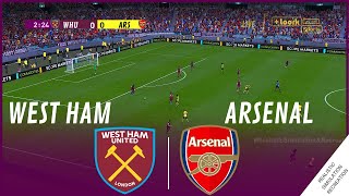 WEST HAM UNITED vs ARSENAL FC  |  Premier League 2024 / Video Game Simulation