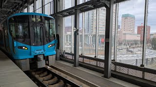 富山駅　回送列車　発車