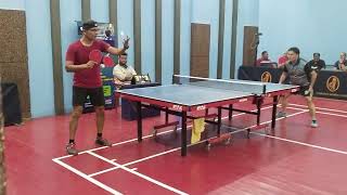 All India Corporate Table Tennis tournament Krupal Deshpande vs Onkar Jog