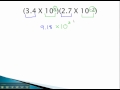 Scientific Notation - Multiply and Divide