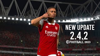 efootball 2023 New Update V 2.4.2 Arsenal vs Liverpool - PC - PC