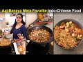 आज बनाया मेरा Favorite Indo-Chinese Food 😋👌 Tastier & much healthier veg fried rice & mix veg curry