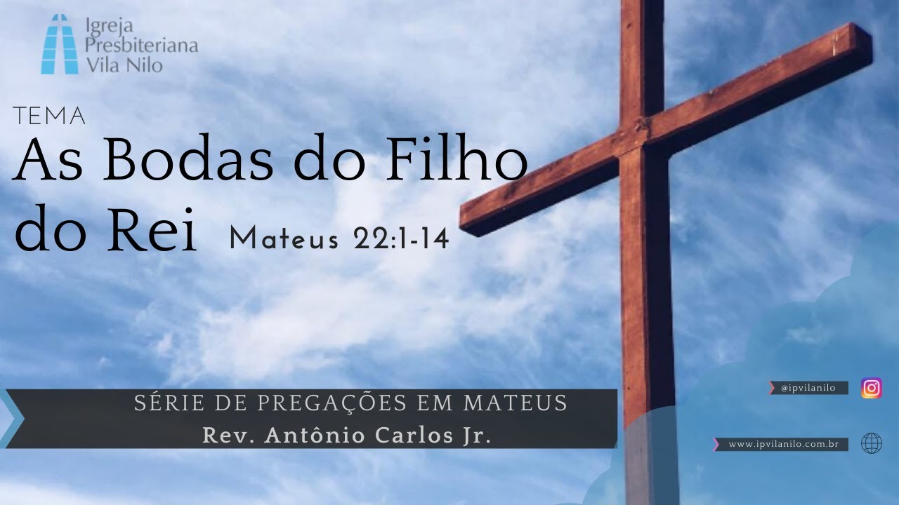 Mateus 22 1-14 | As Bodas Do Filho Do Rei - YouTube