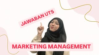 UTS MARKETING MANAGEMENT