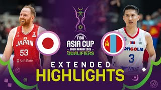 Japan 🇯🇵 v Mongolia 🇲🇳 | Extended Highlights | FIBA Asia Cup 2025 Qualifiers