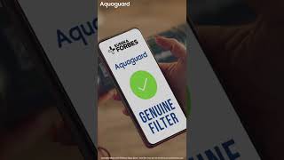 Only Aquaguard Genuine Filters come with QR code | Scan to Check | 10 seconds - Bengali