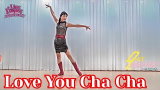 Love You Cha Cha LineDance/익숙한 음악의  초급차차라인댄스