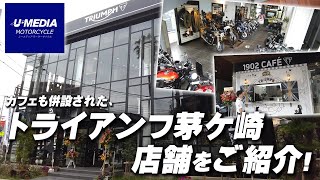 カフェも併設されてグランドオープンしたトライアンフ茅ヶ崎をご紹介致します！