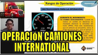 OPERACIÓN DE CAMIONES INTERNATIONAL. CONCEPTOS. PERU