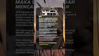 Rumah semakin bersih maka semakin mudah mencapai kekayaan #feedshort #rumah #kejayaan