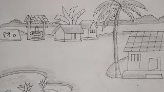Draw A Scenery || Step by step || Silent Art@silentart