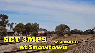 SCT Container Freight Train 3MP9 at Snowtown