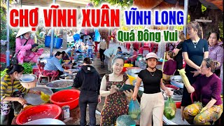 Quá Bất Ngờ Khi Đi Chợ Vĩnh Xuân, Vĩnh Long, Bà Con Vui Vẽ Hết Múc, Mua Bán Bình Dân Giá Rẻ