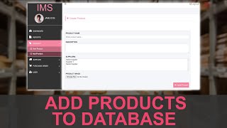 PHP PROJECT: How To Insert Data Into MySQL Database Using PHP PDO | Adding Products To Database