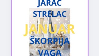 JANUAR 2025, Jarac, Strelac, Škorpija, Vaga