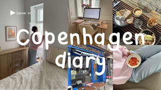 Copenhagen diary⎢Apartment update, daily routines, cooking \u0026 new coffee shops