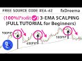 (100%Profit) 3-EMA SCALPING Martingale (FULL TUTORIAL for Beginners) Free source EA-62 by fxDreema