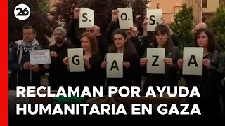 Organizaciones exigen la entrada de ayuda humanitaria tras 6 meses de conflicto en Gaza