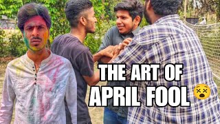 April phool Banaya 😵‍💫 How I became April flower 🌻 @triggeredinsaan #comedy