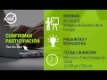 WEBINAR GRATUITO - ISO 50001 - Sistema de Gestión de la Energía