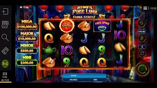 Ultimate Fire Link China Street slot (BET MGM) $10 Max bet spins