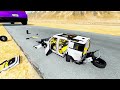 satisfying cars vs huge wheel crashes sn2 1011 beamng drive live