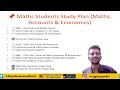 class 12th board exam study plan 10 day strategy for accounts economics u0026 maths success 2025