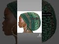 Crochet dreadlock Tam with Drawstring Green Brown by Razonda Lee #crochethats #crochet