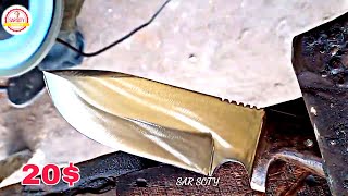 How to make a hunting knife by blacksmith SAR SOTY