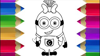 How to Draw MINIONS Step by Step Easy Guide Tutorial | Draw Sketch Doodle - MINIONS