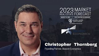 Chris Thornberg Presents in Studio for The 2023 Real Estate Market Forecast (Updated April 10, 2023)