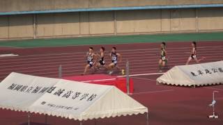 平成29年度 全国高校陸上北九州地区大会 男子4x400mR 予選3組