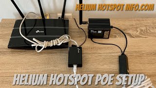 Helium Hotspot Power Over Ethernet (poe) Setup