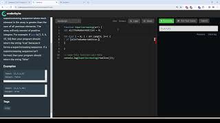 Coderbyte |Superincreasing | Easy | Solution with JavaScript