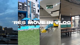 COLLEGE DIARIES EP1 : res move in , cleaning , groceries , games night etc SOUTH AFRICAN YOUTUBER