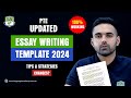 (Working) PTE Writing Essay Template | Tips, Tricks and Strategies | Language Academy