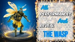 The Wasp | All Performances and Reveal | The Masked Singer Season 12 | Mario #themaskedsinger