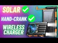 45,800mAh SOLAR Wireless Charger with Hand-Crank! // BEST Emergency Backup Battery? ☀️🔋