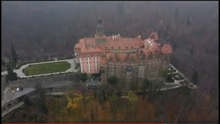 Książ Castle or Książ Zamek.  DRONE!  WOW!! - Swidnica Poland - ECTV