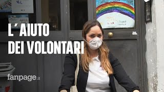 Coronavirus Napoli, i volontari che aiutano gli anziani soli: \