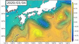 2020年4月16日までの黒潮「長期」予測