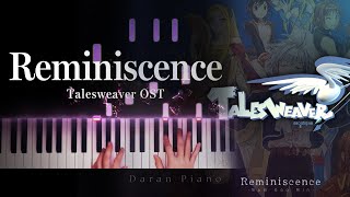 테일즈위버 OST - Reminiscence | 피아노커버 | 튜토리얼